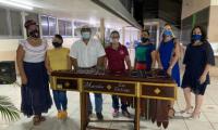 Ensamble de marimba personal del colegio