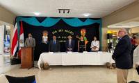 invitados en acto cultural y entrega de recursos