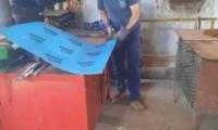 Carlos Luis en el trabajo 
