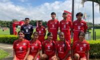 Equipo de estudiantes de la Escuela Astúa Pirie, Limón.