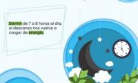 Dormir de 7 a 8 horas al día, el descanso nos vuelve a cargar de energía