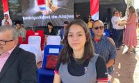 estudiante Valentina Peña Sandoval, de duodécimo año del Colegio Técnico Profesional (CTP) Jesús Ocaña.