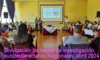 Departamento de Estudios e Investigación Educativa divulga temas de investigación 2024 durante reunión de DRE