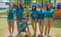 •	Proyecto educativo busca embellecer espacios •	Utilizan materiales reutilizados