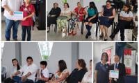 Estudiantes líderes dialogan y comparten experiencias sobre la construcción de una cultura democrática