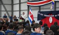 Estudiantes del Liceo Rural de Santa Rosa reciben sus nuevas instalaciones