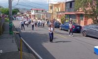 Estudiantes de Guararí participaron en caminata por la paz