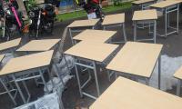 Estudiantes estrenan pupitres
