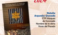 Estudiantes de Santa María de Dota ganan concurso Afiches Shoah y Derechos Humanos
