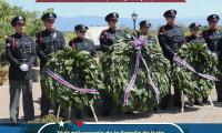 21 de febrero, Conmemoración de la Batalla de Coto     Texto para el diseño:  104º aniversario de la Batalla de Coto  Honor a los 32 soldados caídos en defensa de la soberanía nacional.