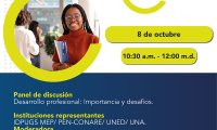Panel de discusión: Desarrollo profesional: Importancia y desafíos