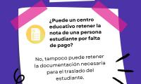 Información sobre aspectos relevantes que inciden en la gestión de los centros educativos privados.