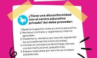Información sobre aspectos relevantes que inciden en la gestión de los centros educativos privados.