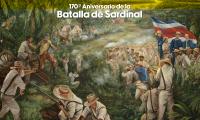 170º Aniversario de la Batalla de Sardinal 10 de abril 1856. Sardinal: combate que afianzó la soberanía del país.
