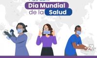 Se observan tres personas realizando labores de protección y desinfección.