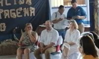 Claudia Dobles, Primera dama de la República; Steven González, viceministro admi